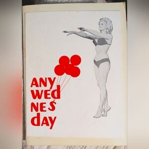 Vintage Original Play Bill (program) "Any Wednesday"